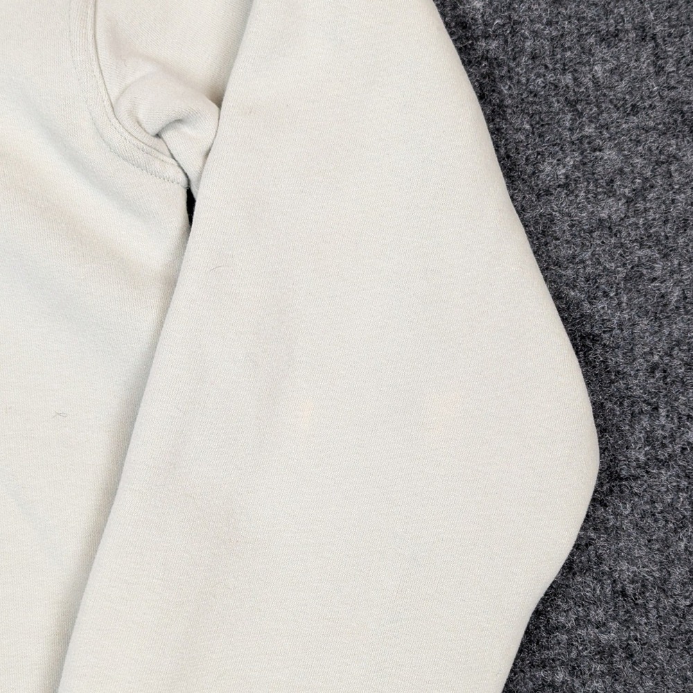 Lululemon Scuba Pullover Hoodie Light Bone Off White Size 4 Logo Athletic - Picture 9 of 14